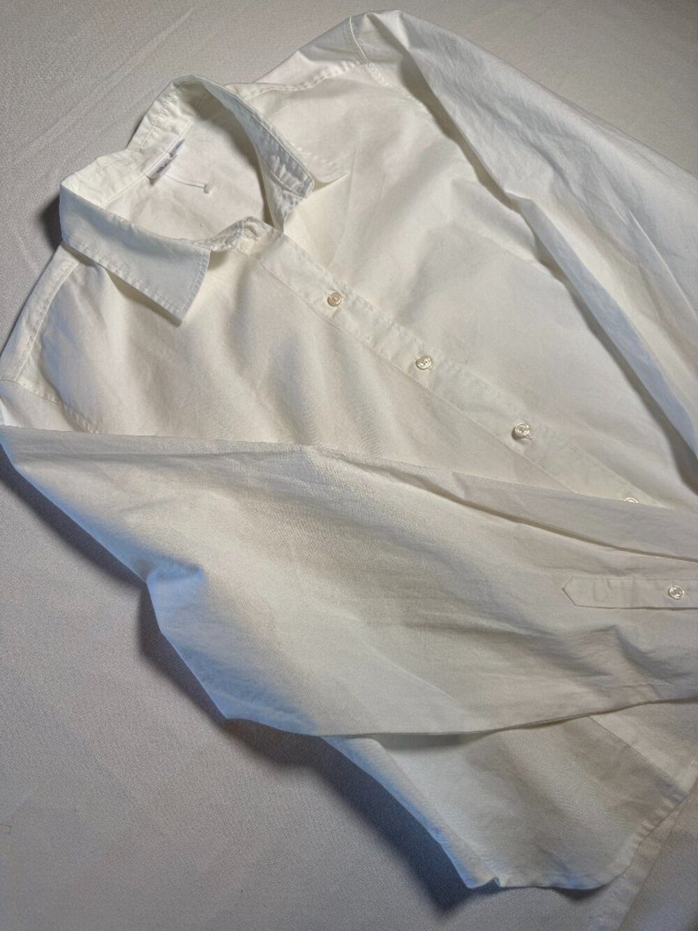NWOT Gap Women's Button-up Blouse Size XL Cotton Long Sleeve White